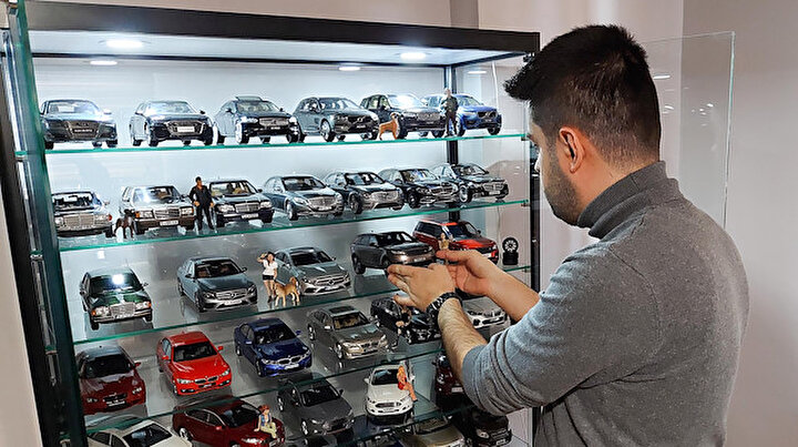 100 bin liralık maket otomobil koleksiyonu: Türkiyenin dört bir yanından topladı