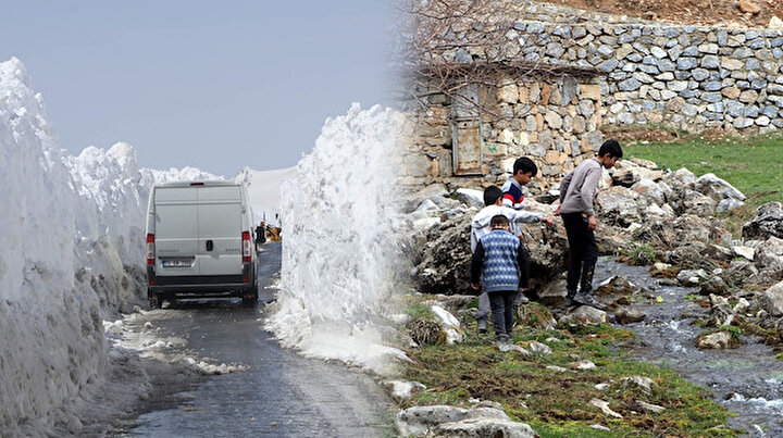 Bir tarafta bahar bir tarafta kara kış: Arası sadece 20 kilometre