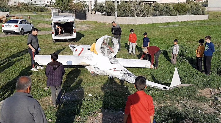 Osmaniye’de garip bir olay: Hava aracı düştüğünü duyan koşup geldi