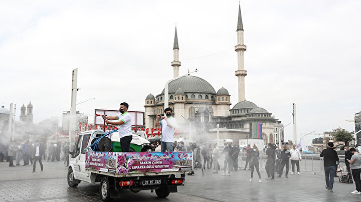 Taksim Camii açılışı öncesi son hazırlıklar