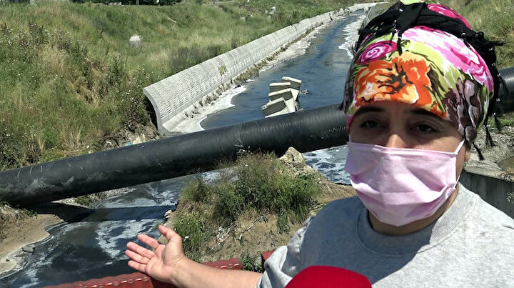 Esenyurtta isyan ettiren görüntü: Dere önce lacivert şimdi de siyah akmaya başladı