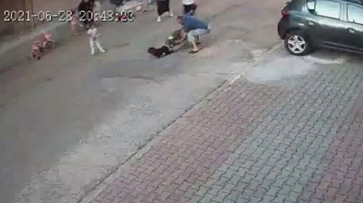 İstanbulda yine başıboş pitbull dehşeti: Küçük çocuğu ölümden mahalleli kurtardı