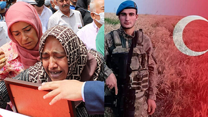 Şehit Piyade Astsubay Cihan Çifcibaşı gözyaşları ve dualarla uğurlandı: Annesinin Canımın içi gitti feryadı yürek dağladı