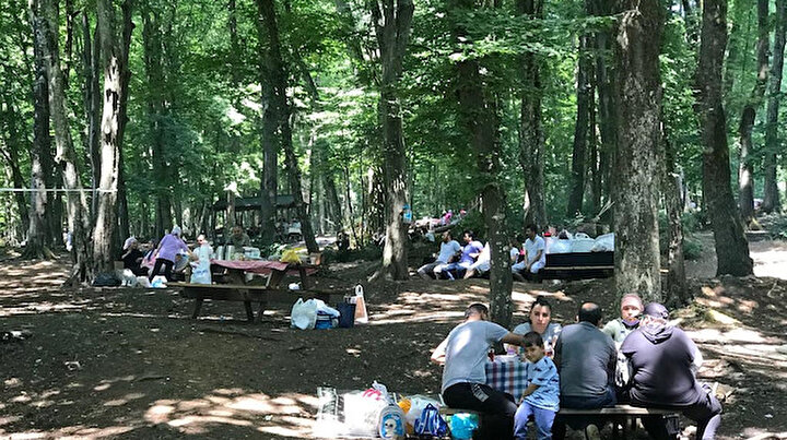 Belgrad Ormanına piknikçi akını