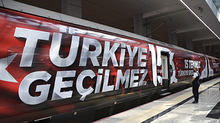 15 Temmuz Demokrasi ve Milli Birlik Treni Ankaradan İstanbul’a uğurlandı