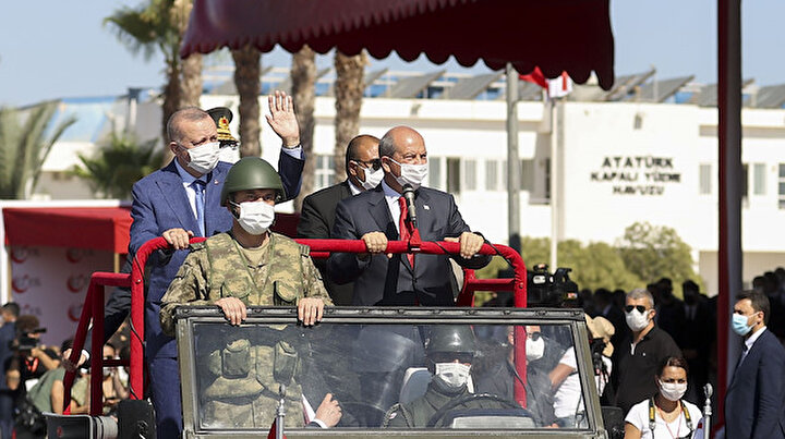 Cumhurbaşkanı Erdoğan 20 Temmuz Barış ve Özgürlük Bayramı törenine katıldı