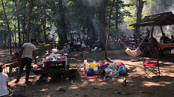 Mangalcılar Belgrad Ormanına akın etti: Adım atacak yer kalmadı