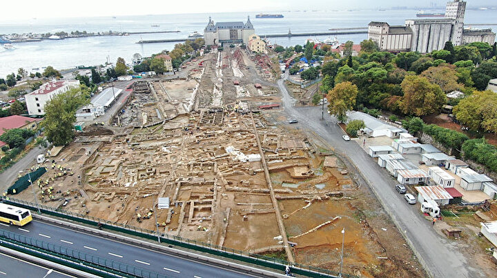 Haydarpaşada büyük keşif: Peronlar kaldırıldı ortaya çıktı, ilk kez görüldü