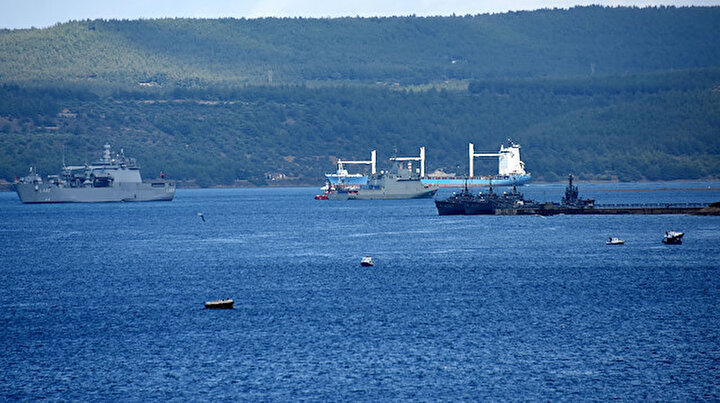 NATO savaş gemileri, Nusret-2021 Davet Tatbikatı için Çanakkalede