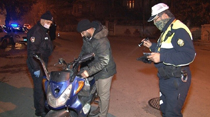Konyada ilginç olay: Polise yakalanınca aküyü alıp motoru bıraktı