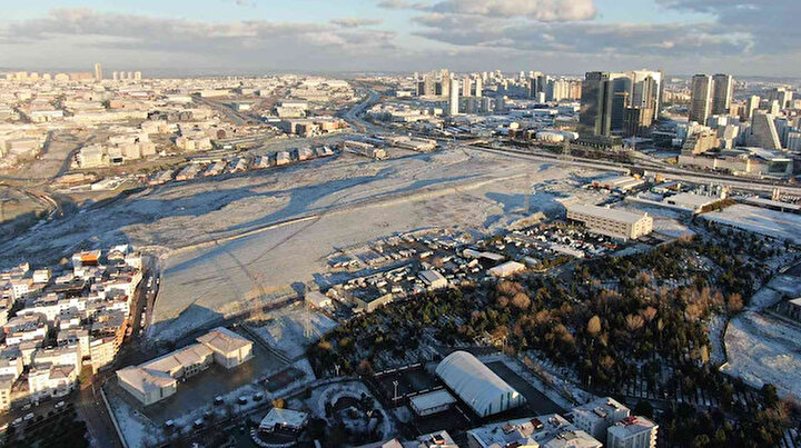 İstanbul’da gün doğumuyla birlikte kar manzarası kameralara yansıdı