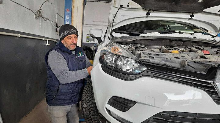 Kar yağdı: Kaportacılarda yoğunluk başladı