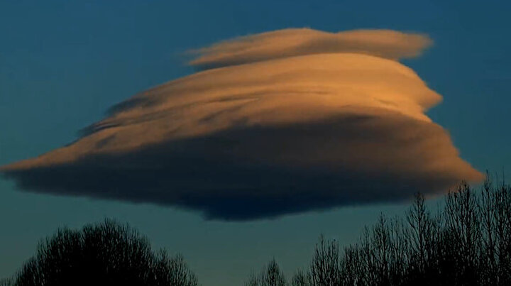 Meteoroloji Uzmanı Macit Vandaki mercek bulutunu yorumladı: Çok nadir bir doğa olayı
