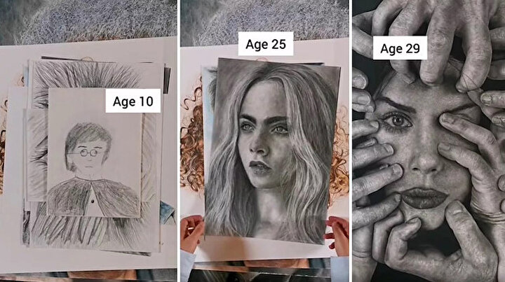 İtalyan sanatçının muhteşem çizimleri sosyal medyada viral oldu: Bir ressamın evrimi