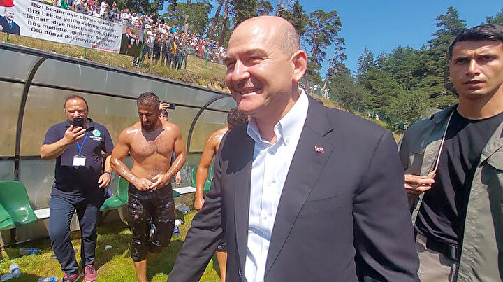 Bakan Soylu: Hak tarafının başpehlivanı Recep Tayyip Erdoğandır