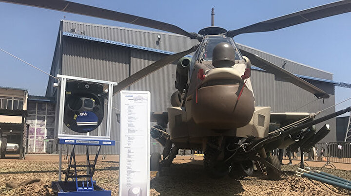ASELSANın elektronik gözü Güney Afrika helikopteriyle birlikte tanıtıldı