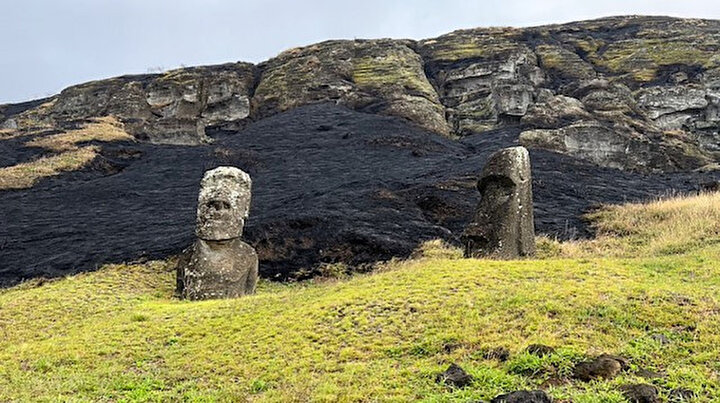 Dünya mirası 500 yıllık heykeller yangında onarılamaz hasar gördü