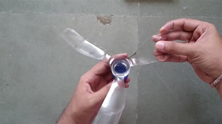 Pet Siseden Vantilator Nasil Yapilir