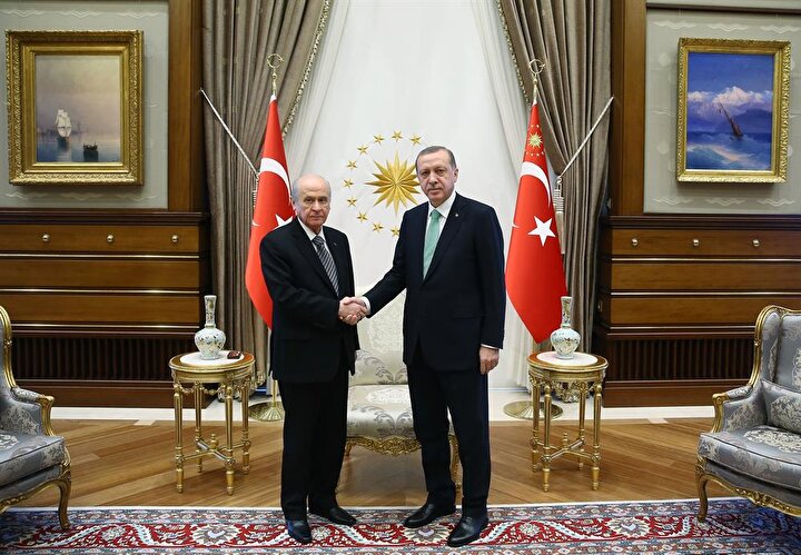 cumhurbaskani erdogan ve devlet bahceli