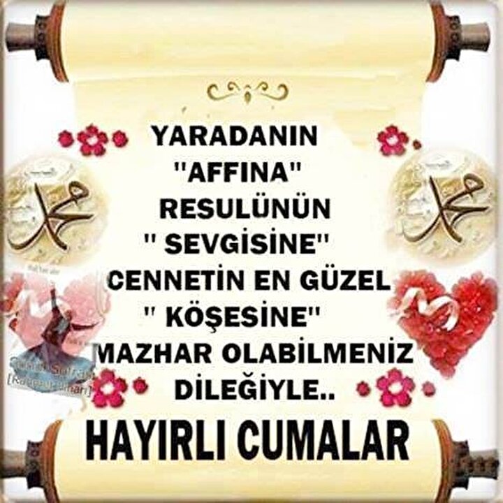 en guzel resimli cuma mesajlari