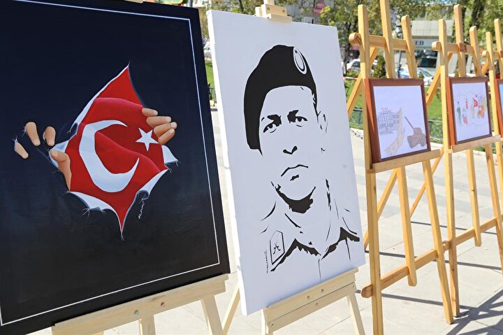 ogrencilerden 15 temmuz sergisi yeni