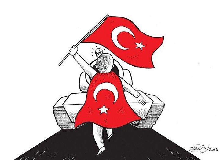 15 Temmuz Karikaturleri