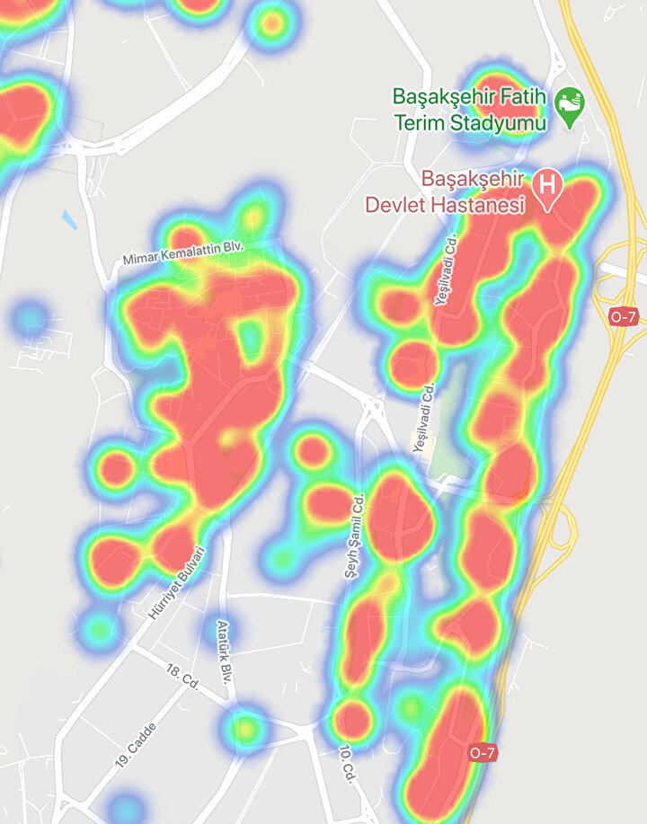 Uc Buyuksehirde Sokak Sokak Koronavirus Haritasi