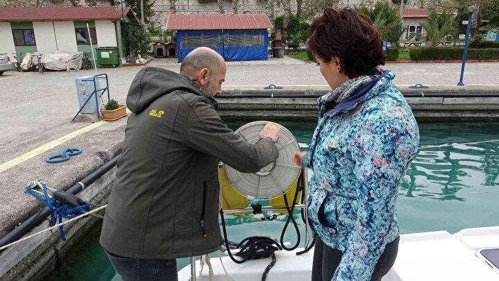 Gelin geldiği tekneyle dünya turuna hazırlanıyor