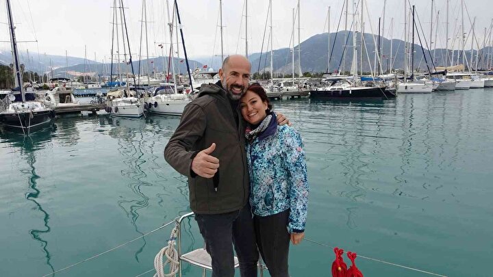 Gelin geldiği tekneyle dünya turuna hazırlanıyor