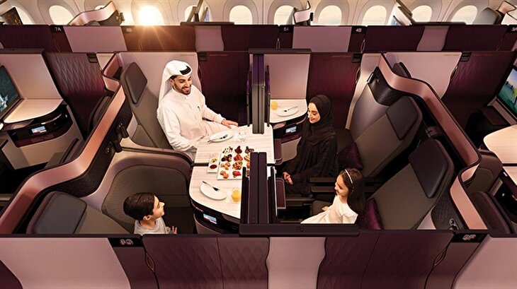 Qatar Airways, içinde çift kişilik yatak bulunduran seyahat seçeneği sundu