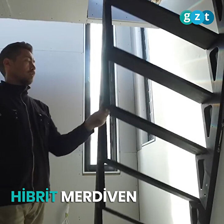 Küçük evlerde merdiven sorununu bitirecek olan icat