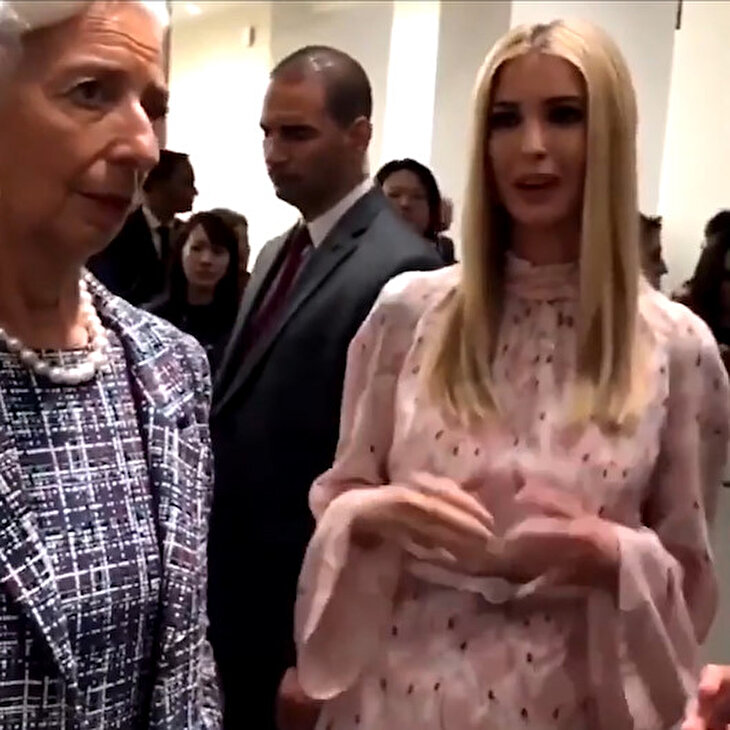 Ivanka Trump’ın liderlerle konuşmaya çalıştığı video alay konusu oldu