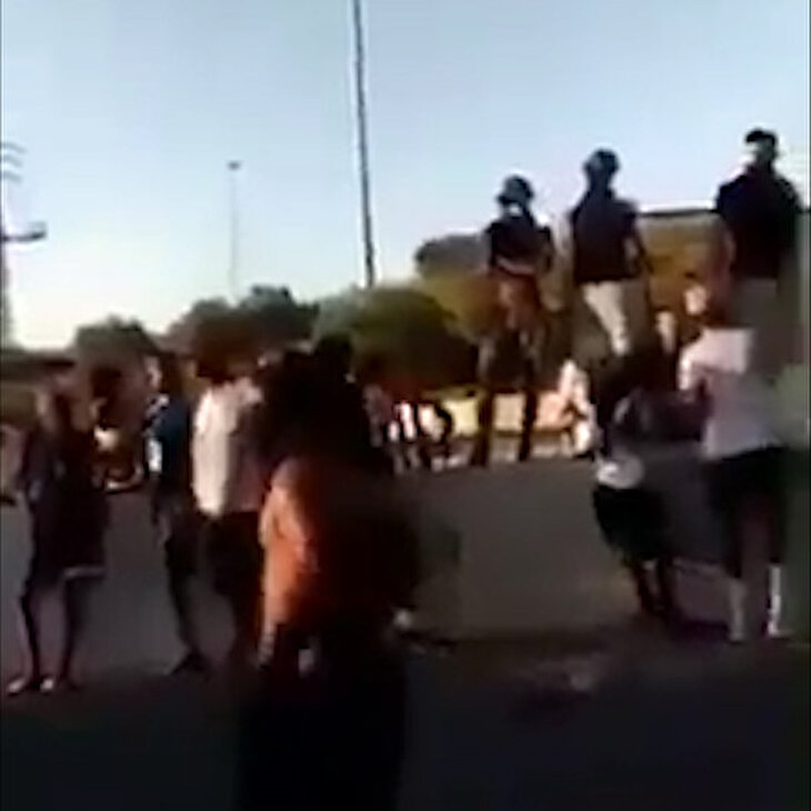 Etiyopyalı Yahudiler, Filistin sloganları atarak siyonist işgal polislerini çıldırtıyor