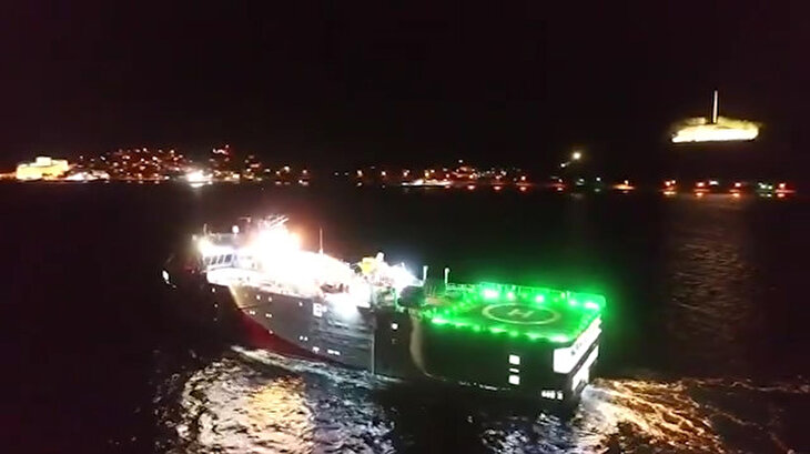Oruç Reis sismik araştırma gemisi Akdeniz'e indi