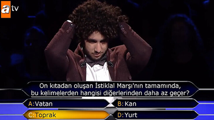 Ekranda bir ilk yaşandı: Kim Milyoner Olmak İster'de 1 milyonluk cevap