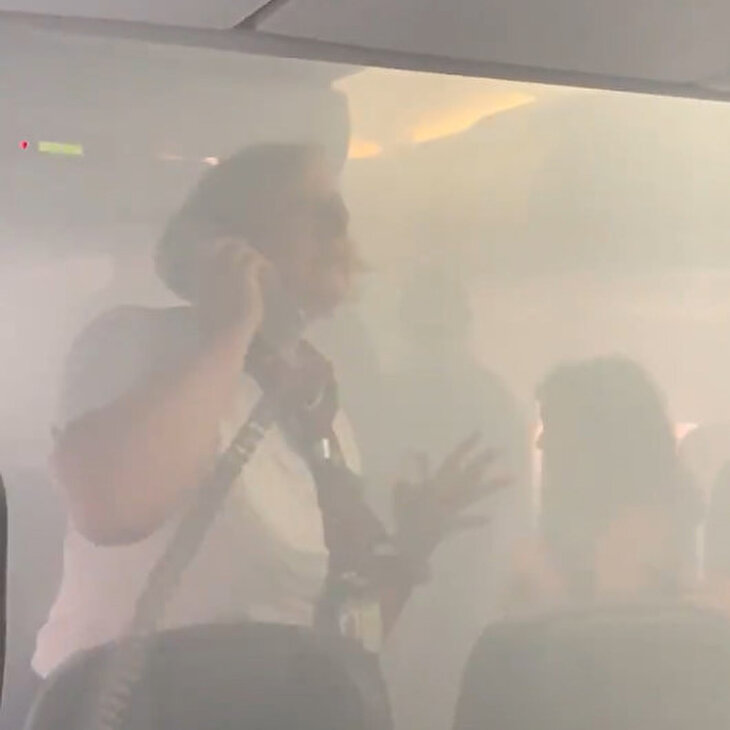 Kabini duman dolan British Airways yolcu uçağında oksijen maskeleri çalışmadı