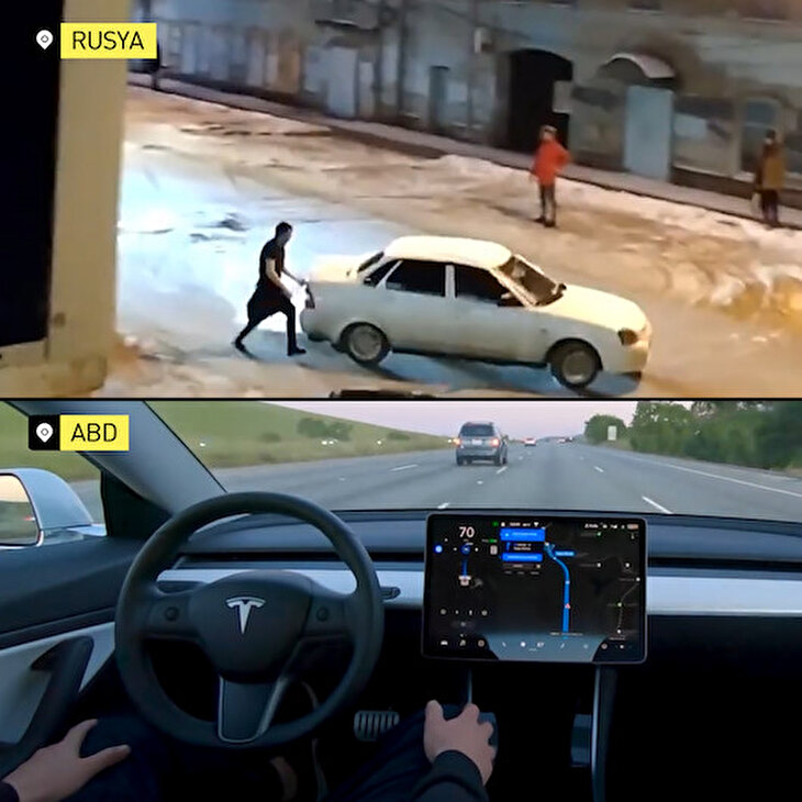 Rusya ve ABD'nin sürücüsüz otomobil kıyaslaması