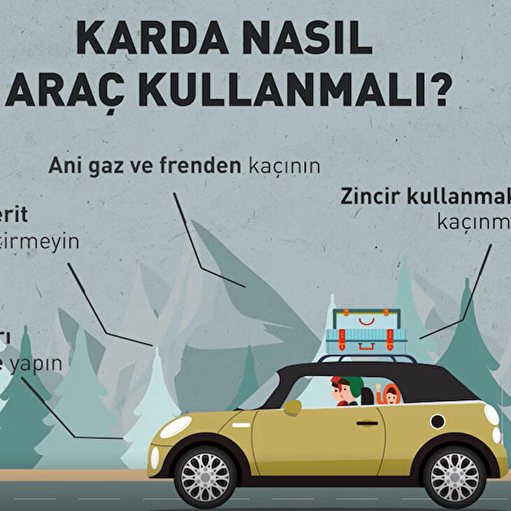 Karda nasıl araç kullanmalı?