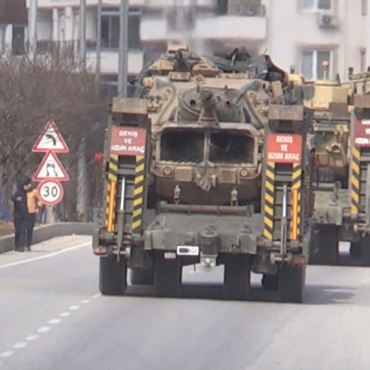 Sınır birliklerine askeri sevkiyat sürüyor