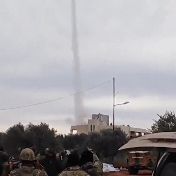 İdlib'de Esed rejimine ait helikopter düşürüldü