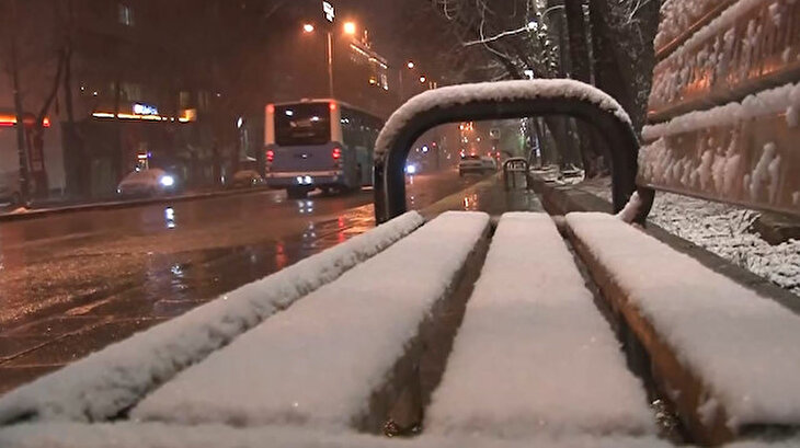 Mart ayında Ankara beyaza büründü