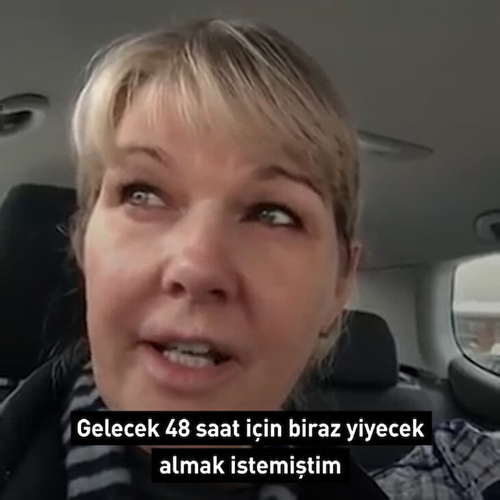 Market raflarını boş gören hemşire isyan etti: