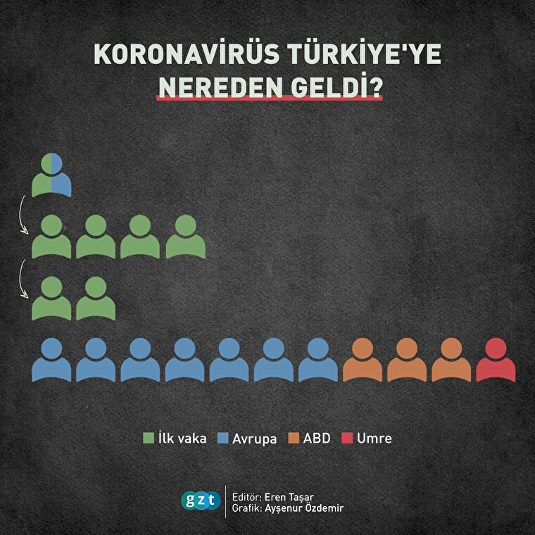 Koronavirüs Türkiye'ye nereden geldi?