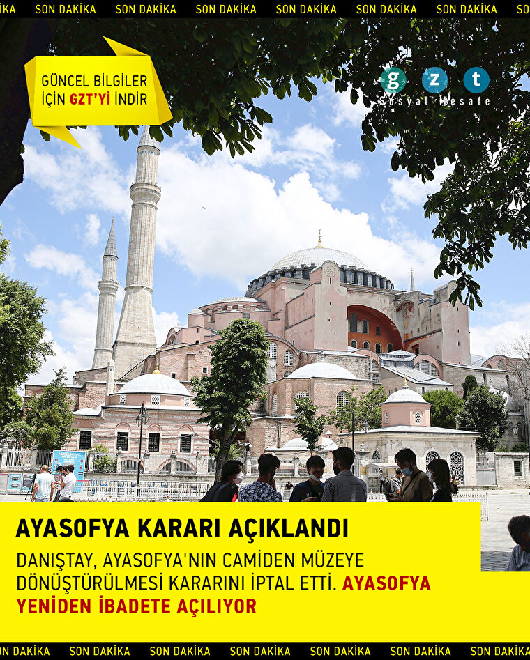 Ayasofya kararı açıklandı