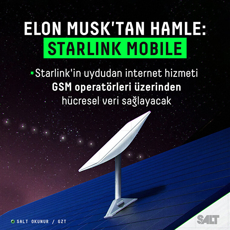 Elon Musk'tan hamle: Starlink Mobile