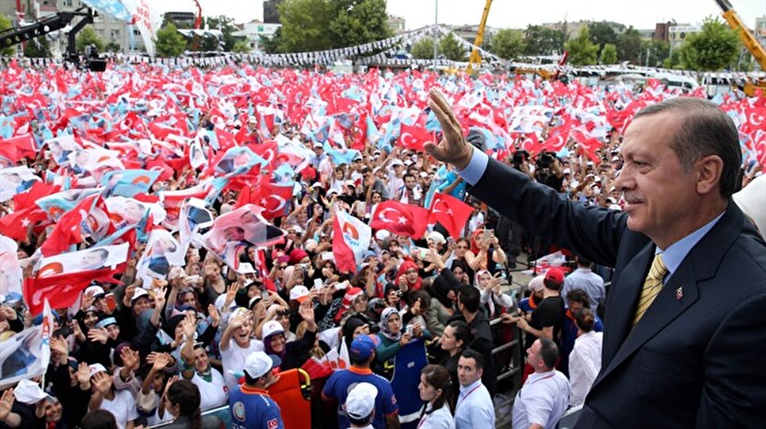 Erdoğana büyük destek