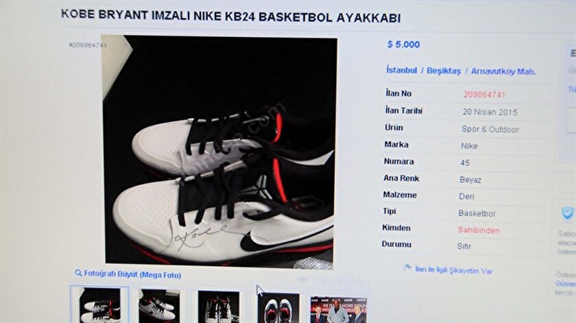 Kobe Bryant In Ayakkabisi 5 Bin Dolar Yeni Safak