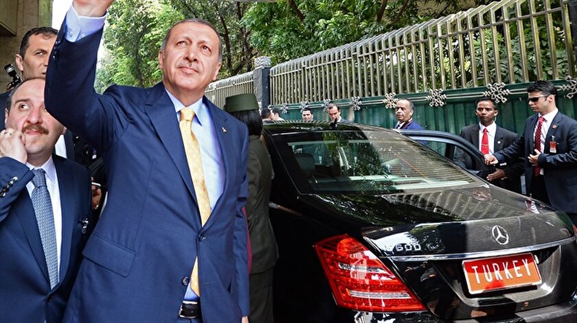 Erdogan In Aracinin Plakasi Dikkat Cekti