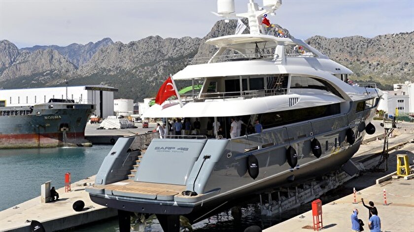 22.5 milyon Euroluk tekne denizde