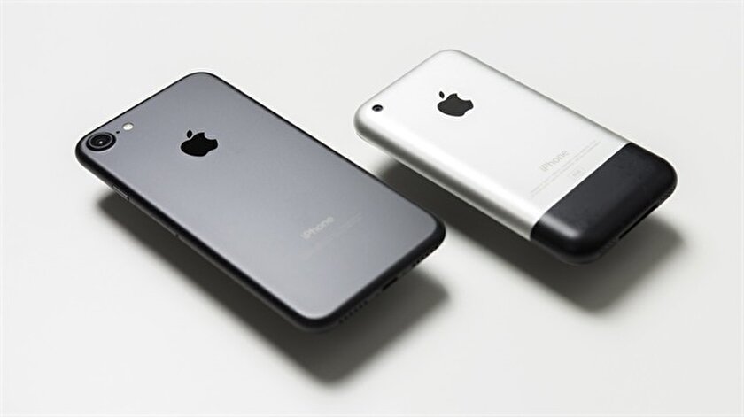 ilk iphone ile iphone 7 karsi karsiya